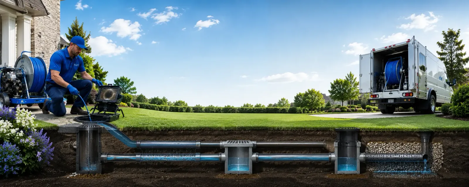 Outdoor drain cleaning information for Thornton, IA